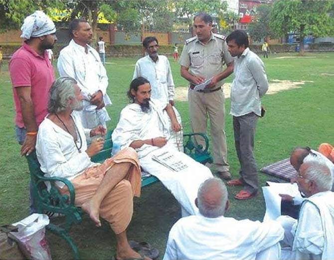 american saint denial divine on hunger strike in india