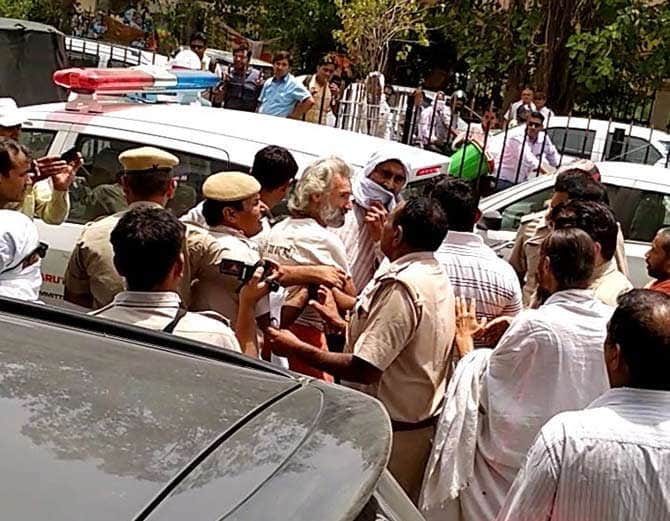 american saint denial divine on hunger strike in india