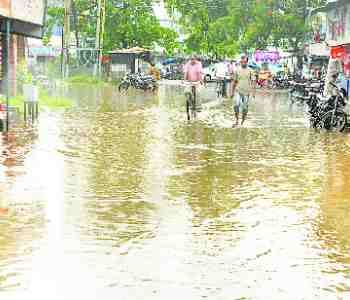 Farmers' faces shine from the rain