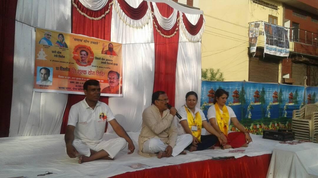 minister said, if you want to be healthy then adopt yoga
