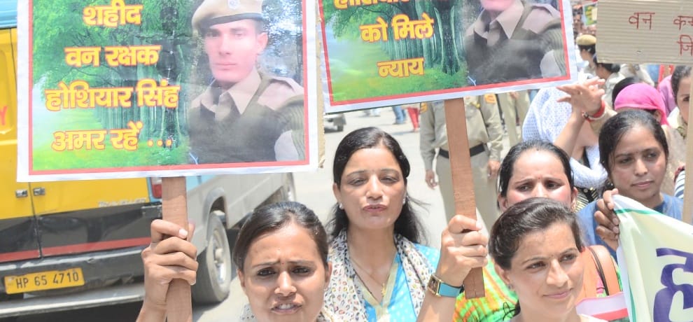 CID invesitgate forest guard murder case