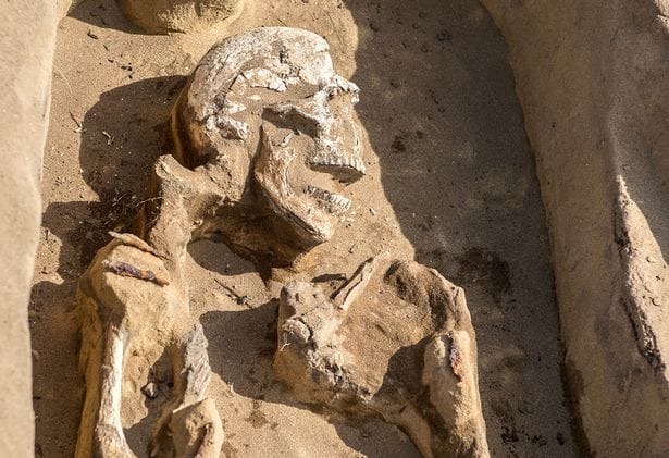 Archaeologists discover 'Dark Ages dancer' in an amazing pose