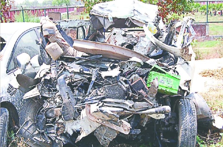 Three youths killed in car