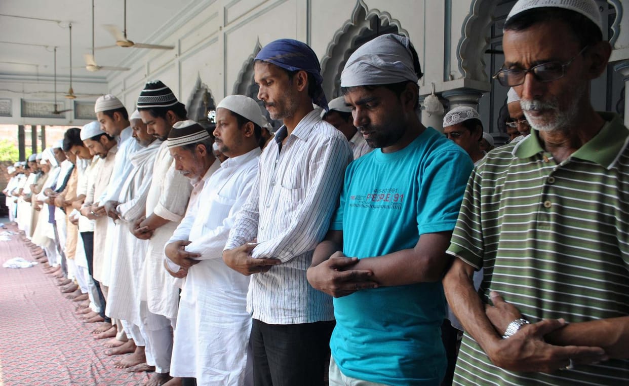 on third juma a large number of peole paid namaj