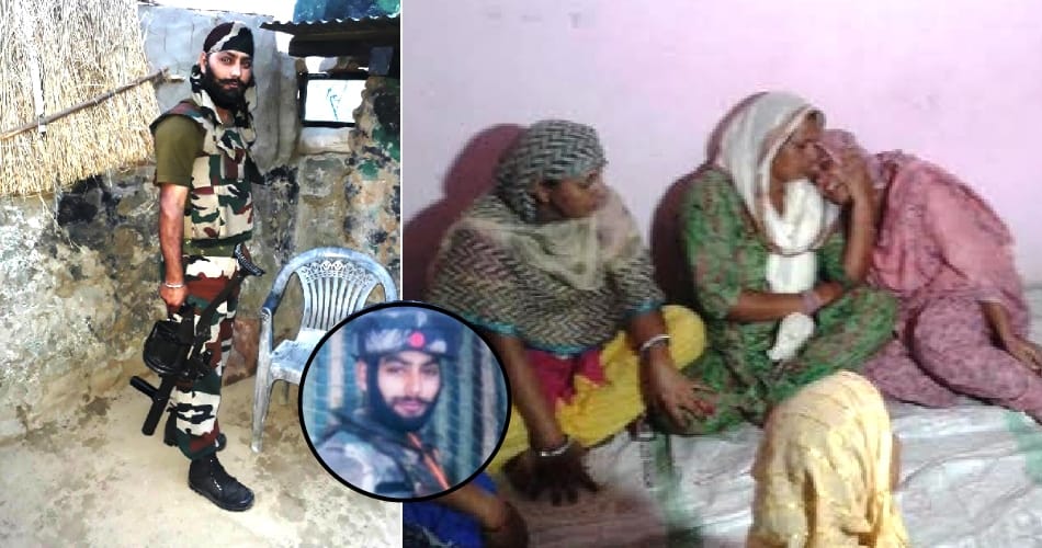 Naik Bakhtawar Singh Martyr in Pakistan firing on LOC