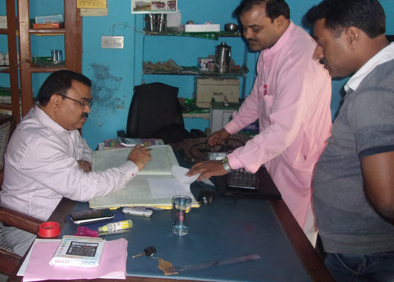 Principal gets absent in inspection