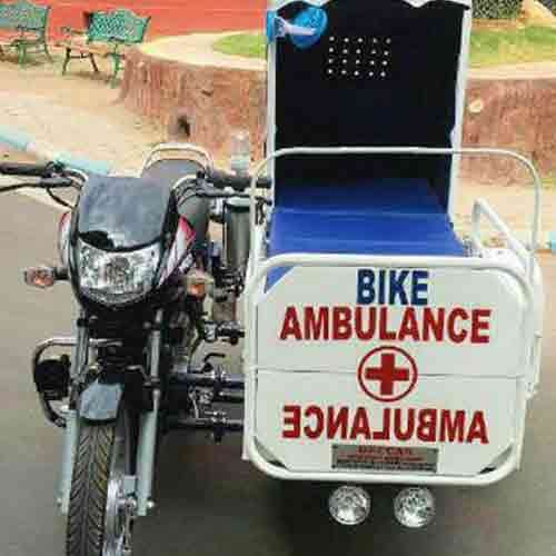 a man from hyderabad made bike ambulance for poors