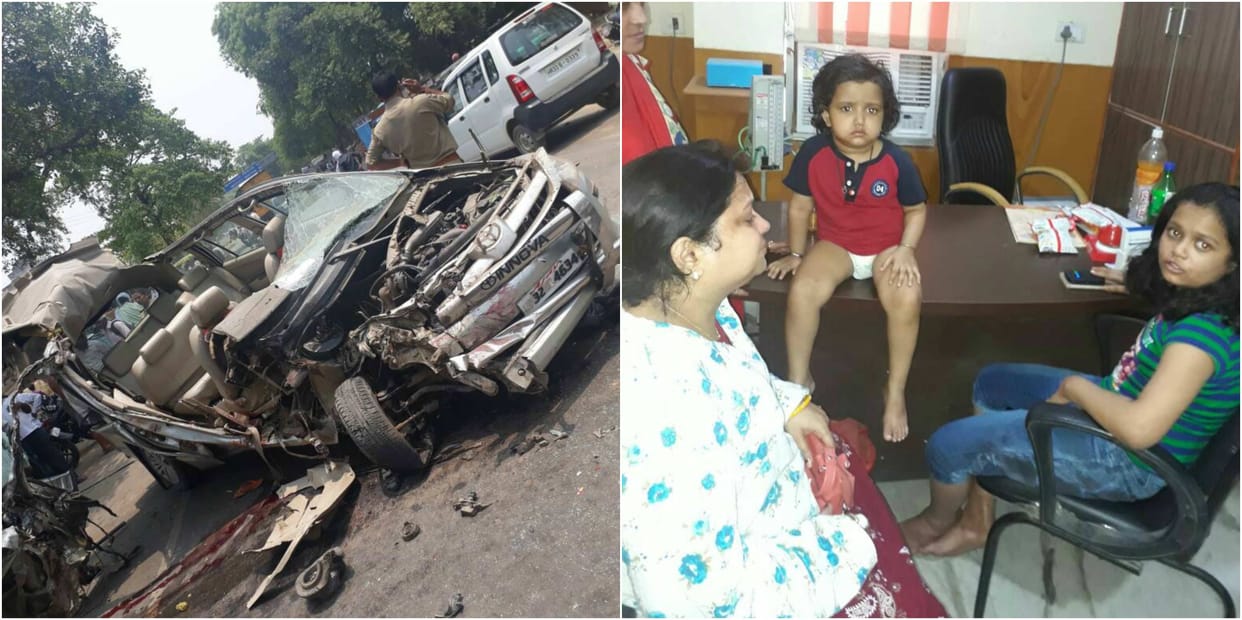 Varanasi collision between roadways bus and Innova, One killed, 15 injured