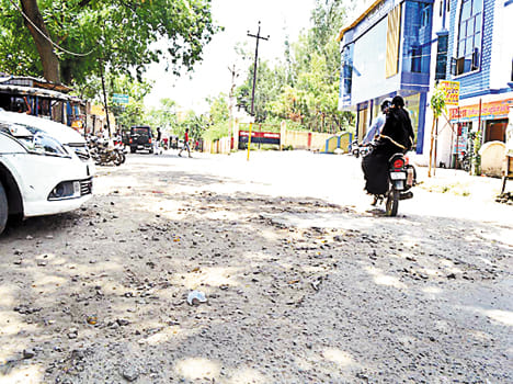 110 km of roads still pits