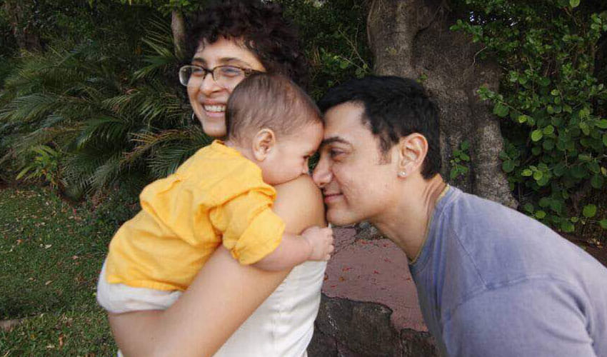 Aamir Khan Looks Adorable With Son Azad Rao And Wife Kiran Rao In This Throwback Photo