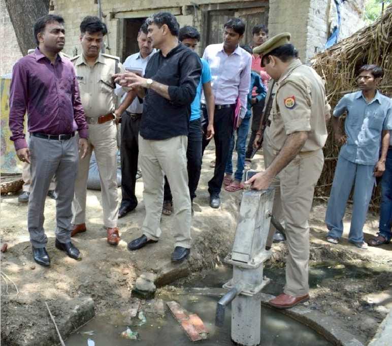 Identification of dirt drains, water and mud pathways