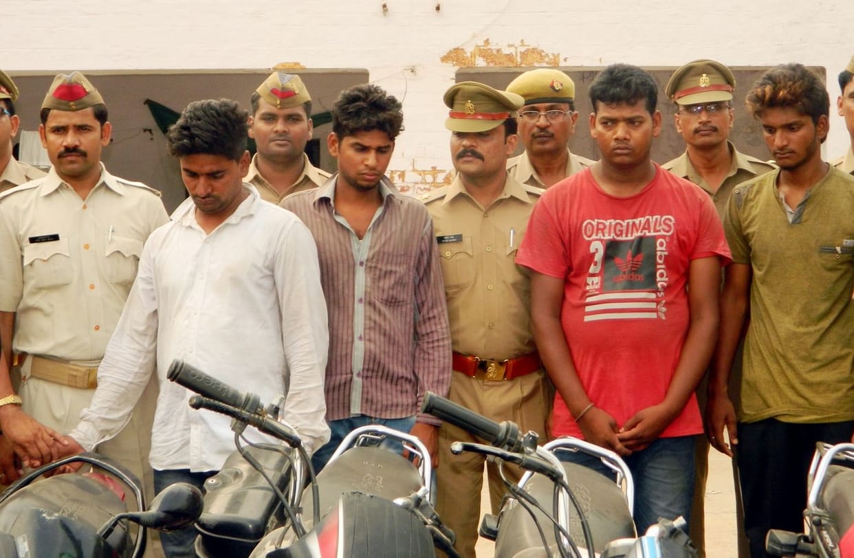 Four bike thieves arrested