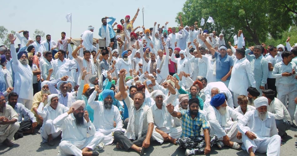 Congress engaged in power demonstrations through farmers