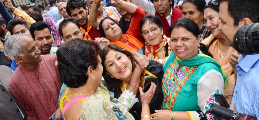 BJP Councellor Underground after winning MC Shimla Election.