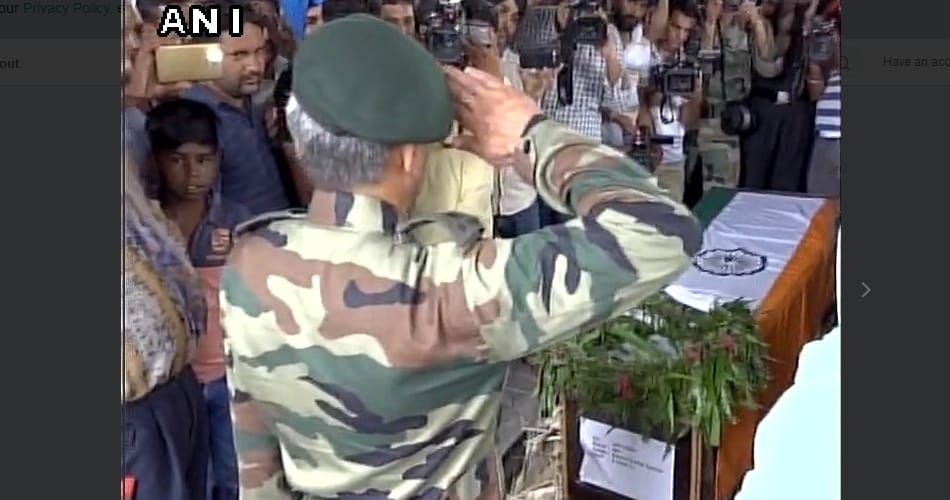 slogans against pakistan in naik bakhtawar singh funeral