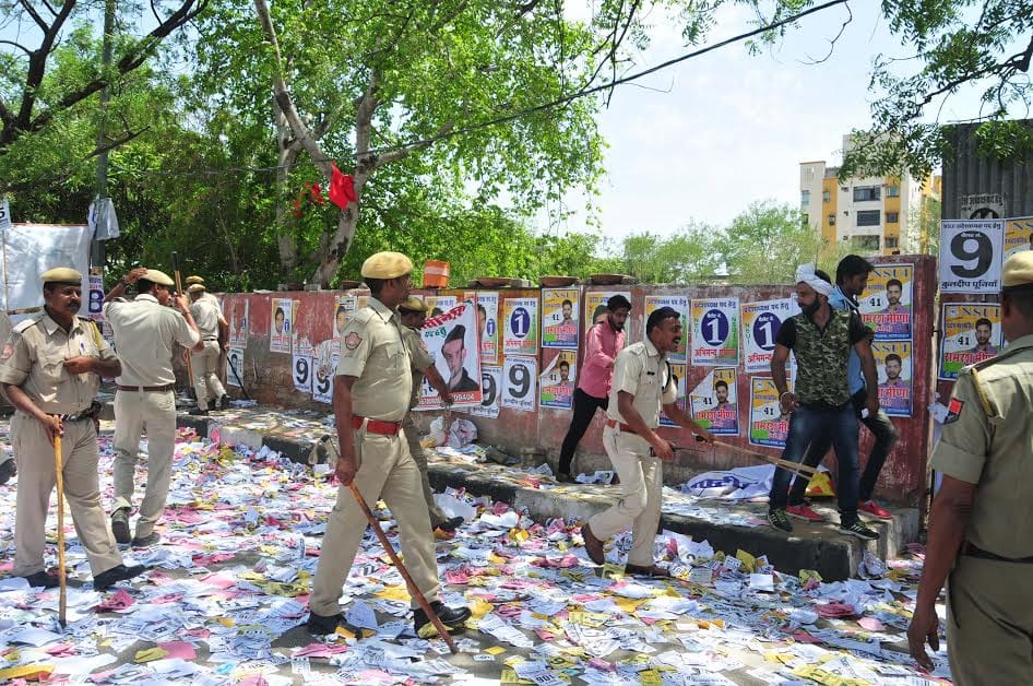 NSUI election Quarrel between two student groups