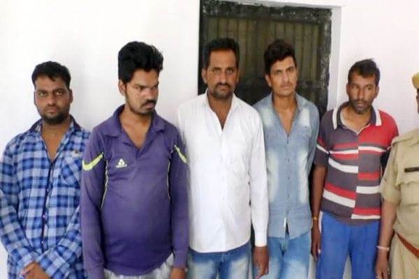 Five arrested for cheating 