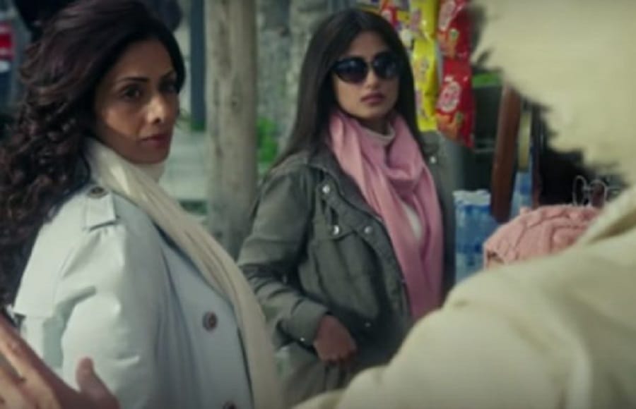 first song of sridevi upcoming mom sung by a r rehman o sona tere liye released 