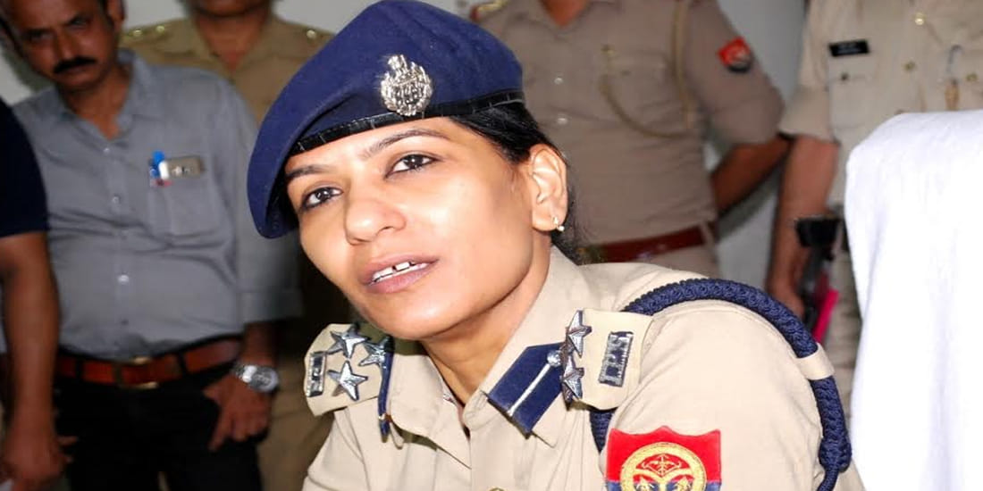 lady singham ssp sonia singh in kanpur