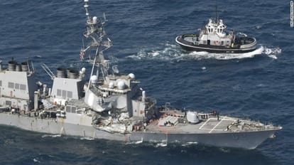 US sailors missing after Navy destroyer collision off Japan