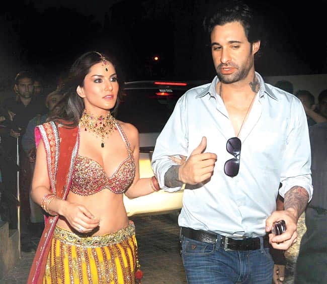 Sunny Leone Shares A Passionate Kiss With Hubby Daniel Weber on istagram