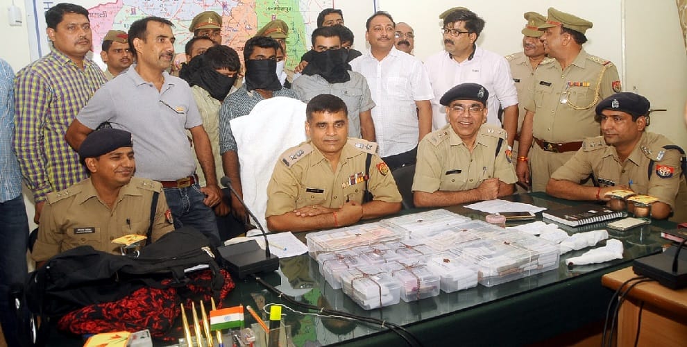 The disclosure of loot from the finance employee, lakhs of cash including arms recovered