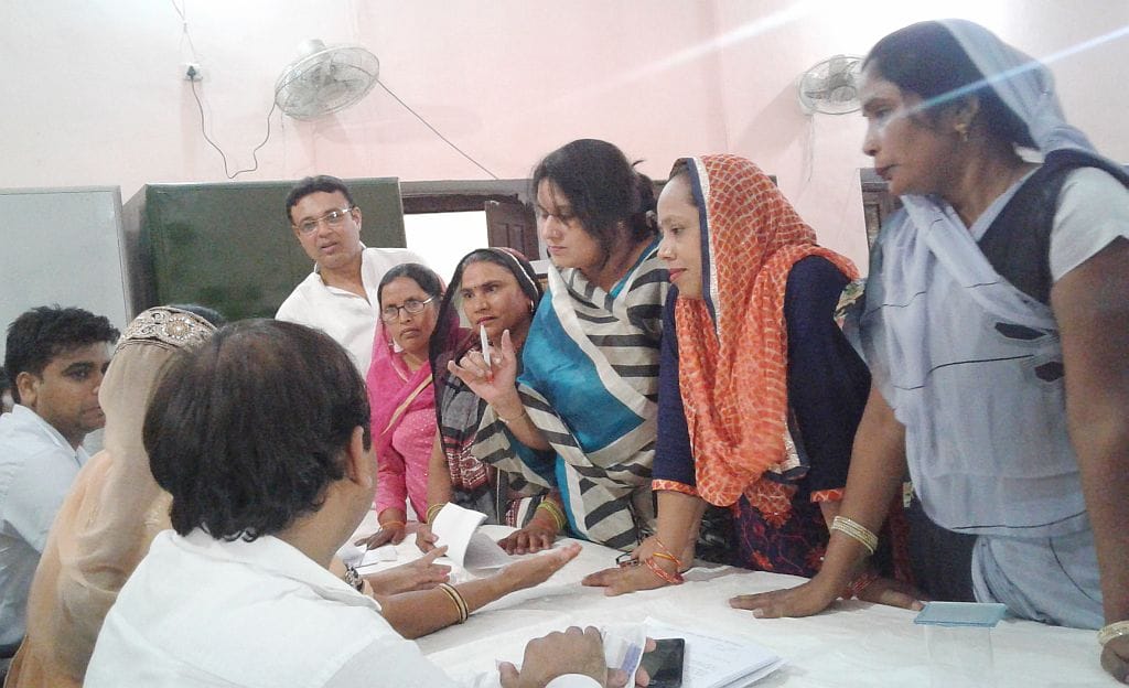 Happiness of women members for honorarium