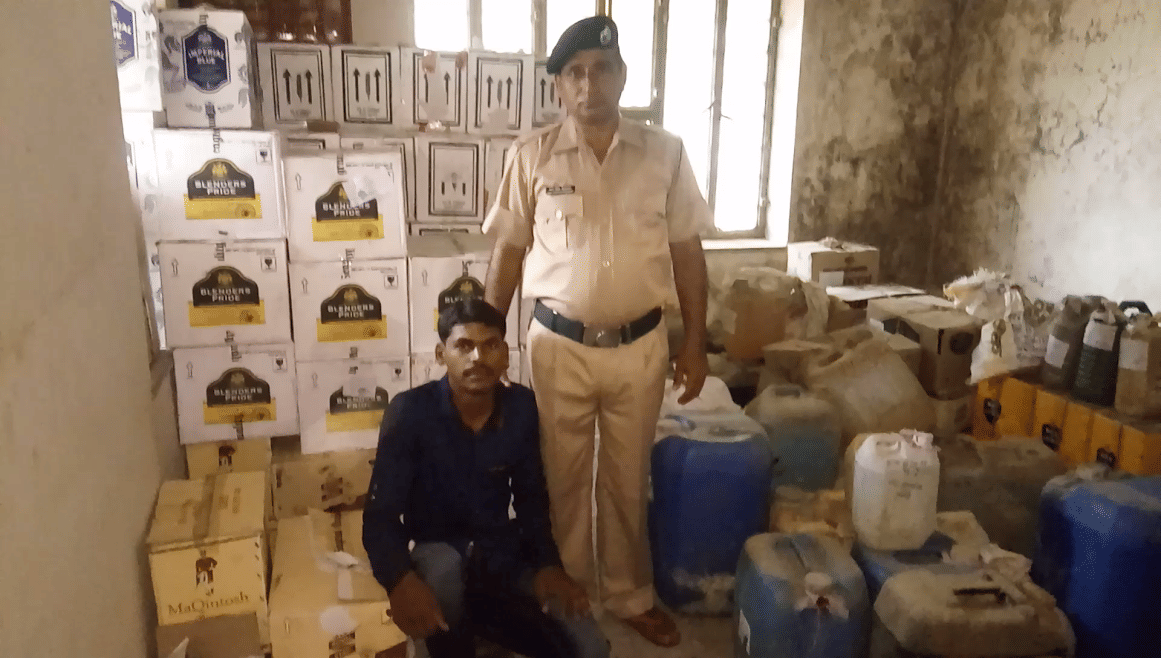 illegal liquor seized in alwar