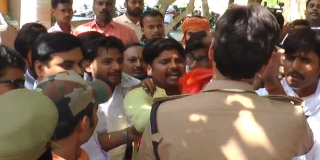 clash for mining tender in kannauj