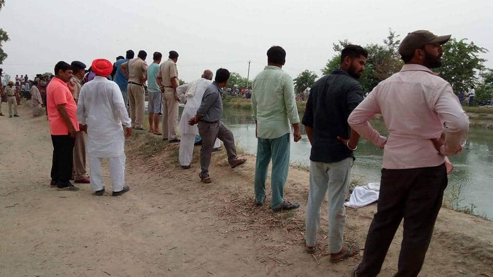 three people died in car accident, karnal news