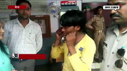 MAN THRASHED IN MEERUT ACCUSED OF MOLESTING A GIRLCHILD