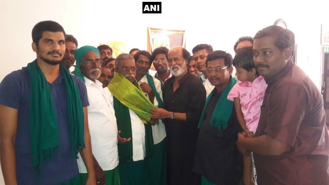 Chennai: Rajinikanth promised to donate Rs 1 Cr for South Indian Rivers Inter-Linking