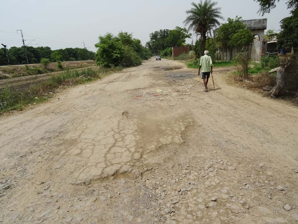 Trouble raising the shabby road
