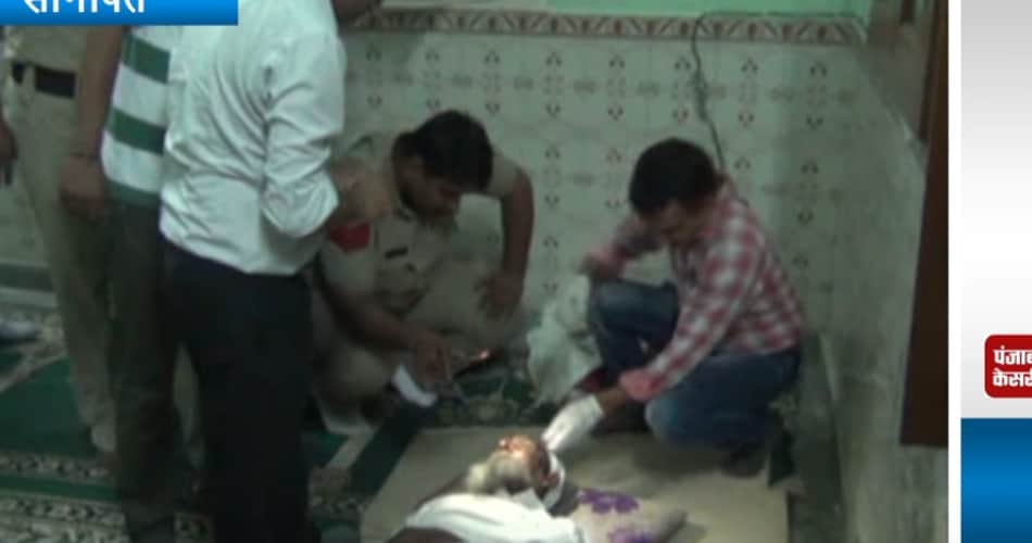 Live murder captured in cctv in sonipat