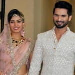 Shahid Kapoor and Mira Rajput looking adorable At A Wedding function 
