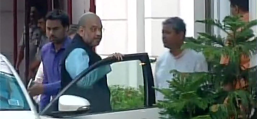 BJP national president Amit shah's organisational programs in delhi 