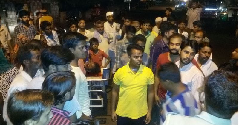 जिला अस्पताल में तोड़फोड़-हंगामा