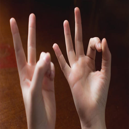 write mantra on your hand at morning for good luck