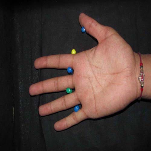 write mantra on your hand at morning for good luck