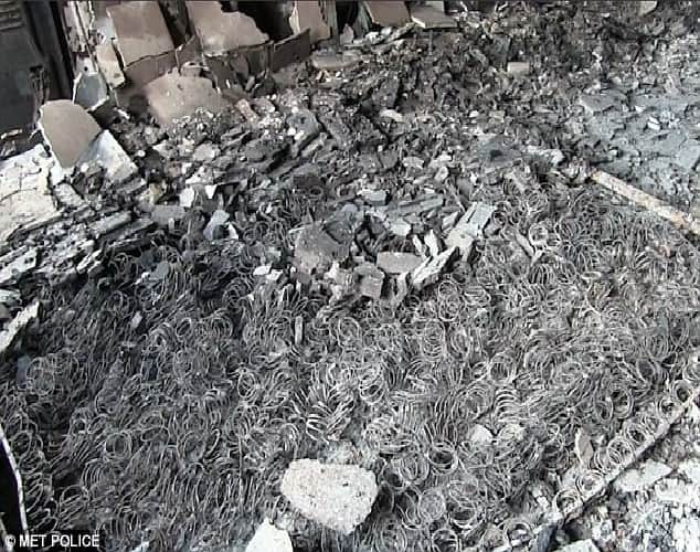 Photos of london Grenfell Tower after fire