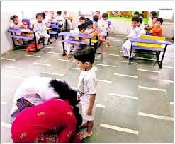 Rushikul Gurukul Vidyalaya,Mumbai Teachers Touch Students’ Feet 
