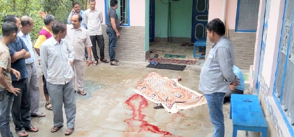 Retired School Teacher Murdered with sickle in Bilaspur