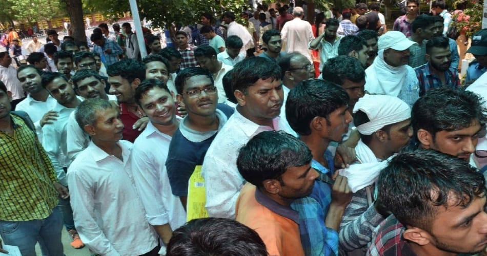 unemployment, phd holders applying fro peon recruitment