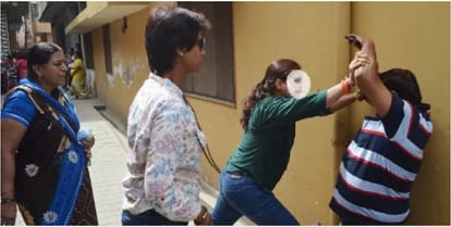 ...when a woman beat her Jeth in the crowd, this was reason