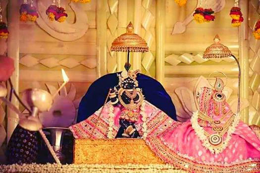वैकुंठ द्वारा में विराजे राधारमणलाल