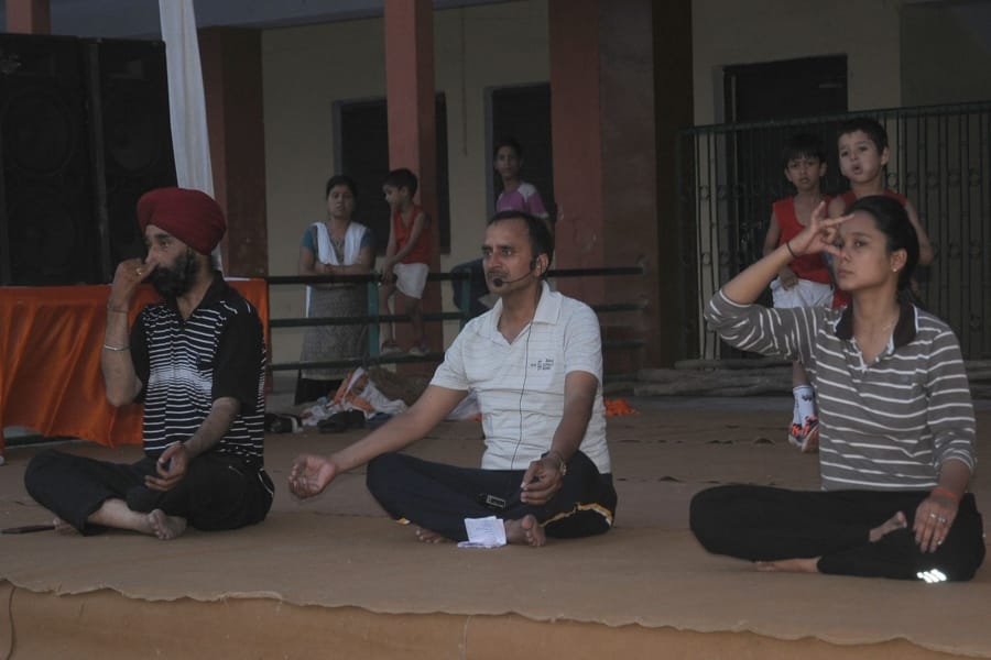 international yoga day function in agra will be live on facebook