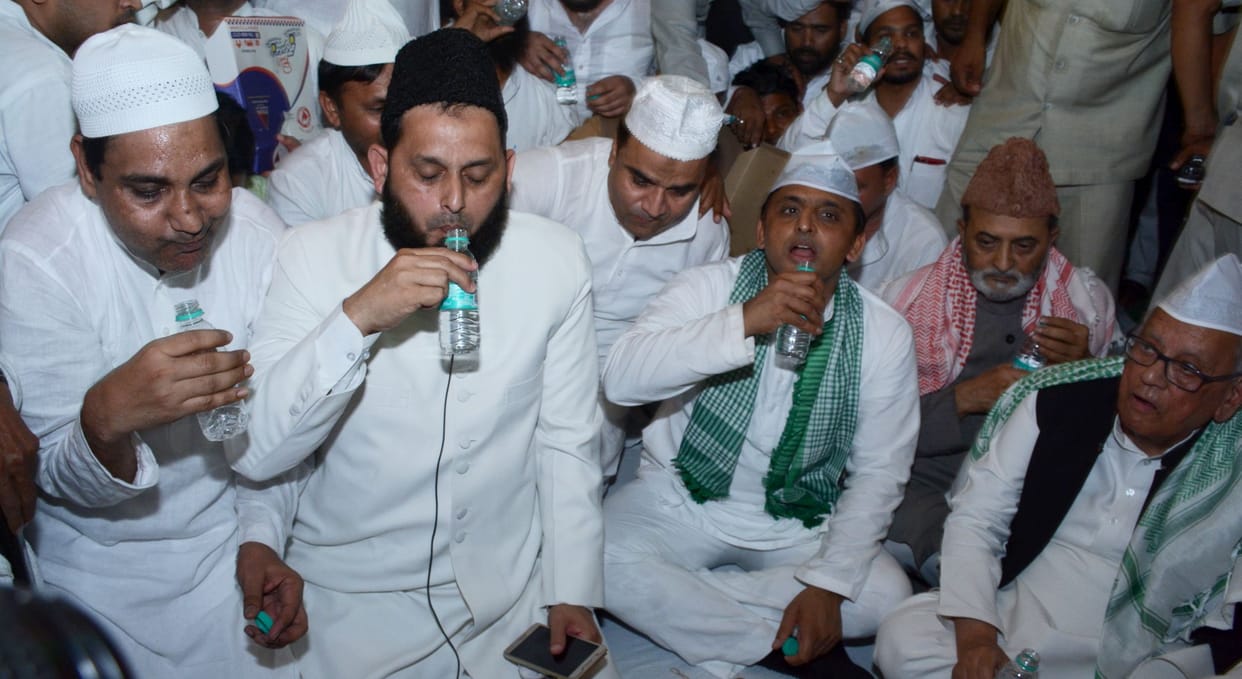 mulayam singh not attended sp iftar party for the first time