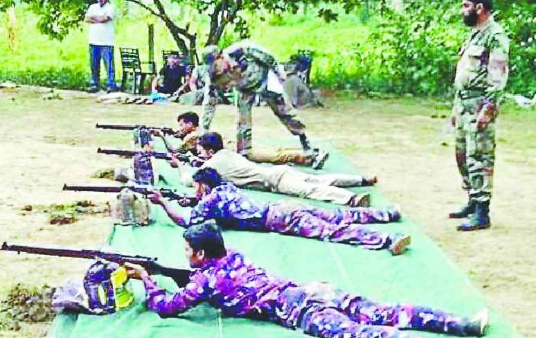 Cadets in firing