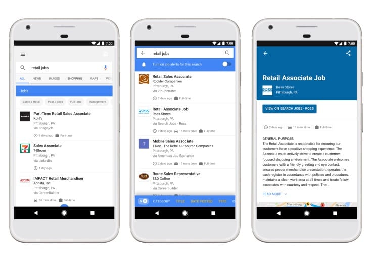 Google launches its AI powered jobs search engine