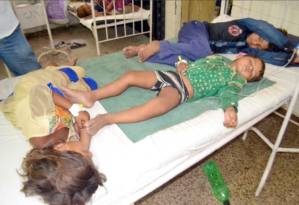 Sick children, sick children eat